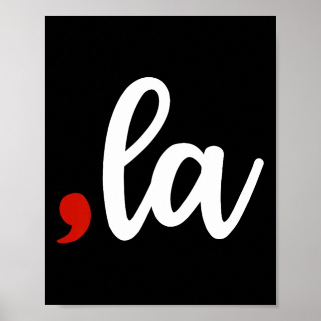 Affiche Comma La Kamala 2024 Comma féminin La 1 (Devant)