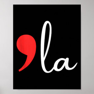 Affiche Comma La Kamala Harris 2024 Président Comma La Red