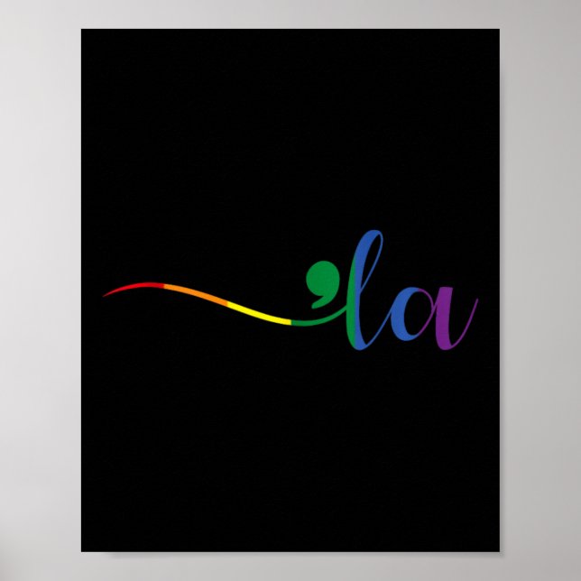 Affiche Comma La Kamala Harris Lgbt Cute Postite Election (Devant)