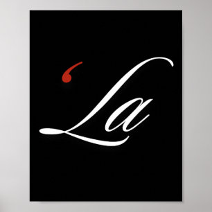 Affiche Comma La Kamala Harris Ponctuation amusante La Els