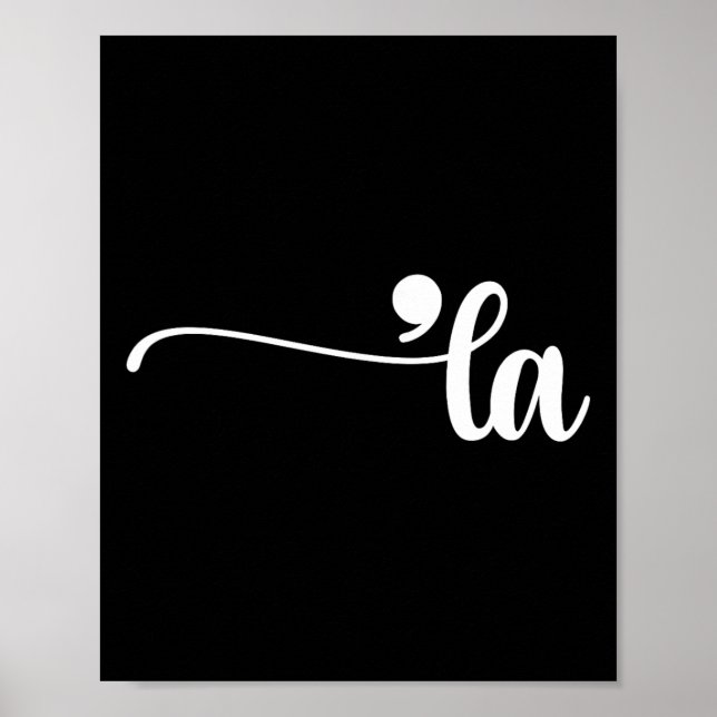 Affiche Comma La Kamala Harris Ponctuation La Election Vot (Devant)