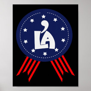 Affiche Comma La Kamala Harris Pour Le Vote Président 2024