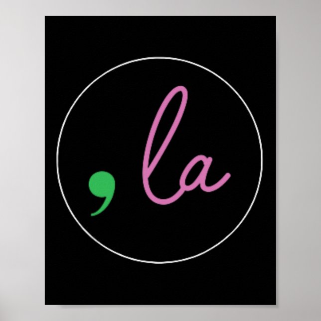 Affiche Comma La Kamala Harris Pour L'Élection De Présiden (Devant)