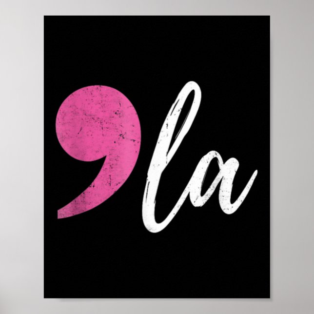 Affiche Comma La Kamala Harris Pour L'Élection De Présiden (Devant)