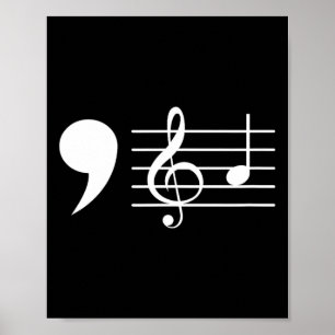 Affiche Comma La Music Notes Kamala Harris Music Teacher E