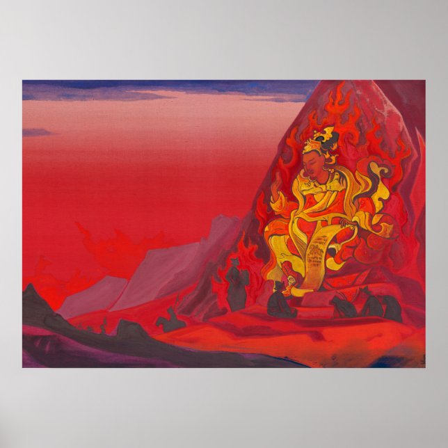 Affiche Commandement de Rigden Djapo par Nicholas Roerich (Devant)