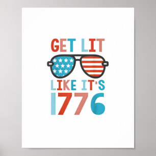 Affiche Comme c'est 1776 Funny 4 juillet Party 4 juillet T