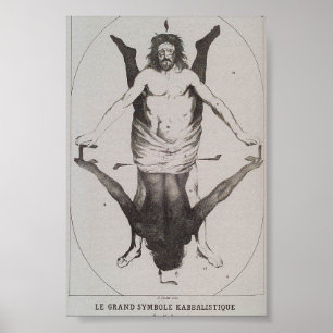 Affiche Comme Ci-Dessus Illustration