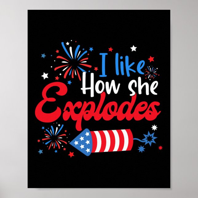 Affiche Comme comment elle explose Fireworks Funny Couple  (Devant)