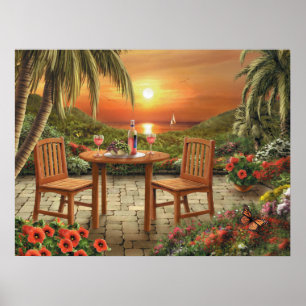 Affiche comme coucher du soleil d'Alan Giana