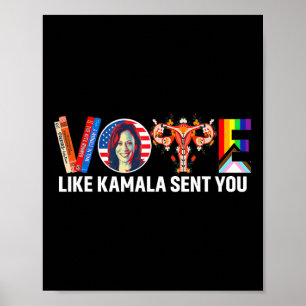 Affiche Comme Kamala Vous A Envoyé Chemise Uterus Feminist