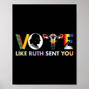Affiche Comme Ruth Vous A Envoyé Chemise Uterus Feminist L