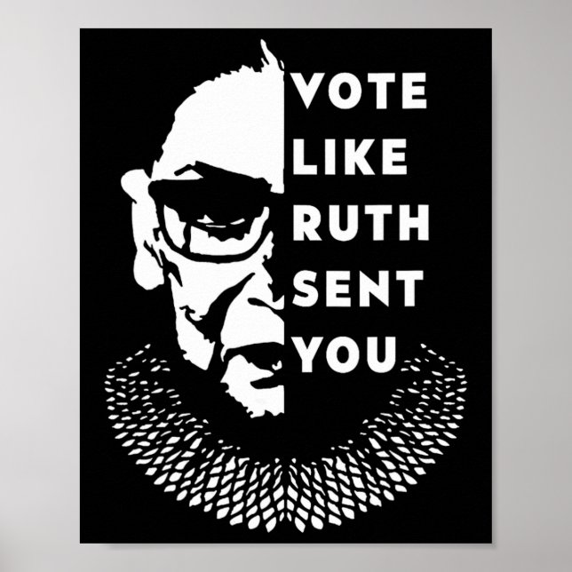 Affiche Comme Ruth Vous A Envoyé - Féministe (Devant)