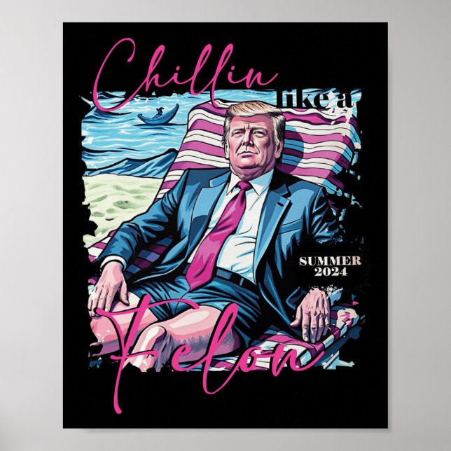 Affiche Comme Un Felon été 2024 qui a fait revenir l'Améri (Devant)