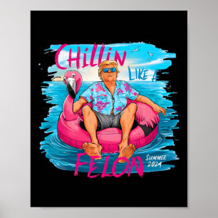 Affiche Comme Un Trump Felon Pour Le Président 2024 1