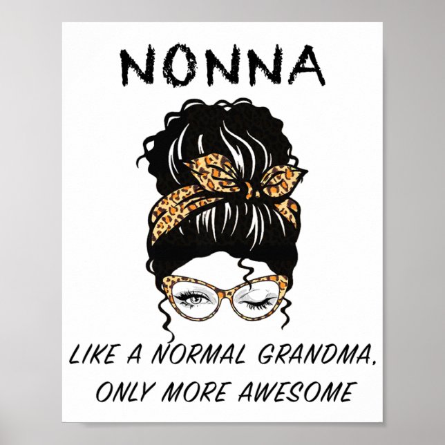 Affiche Comme Une Grand-Mère Normale Seulement Des Mères P (Devant)