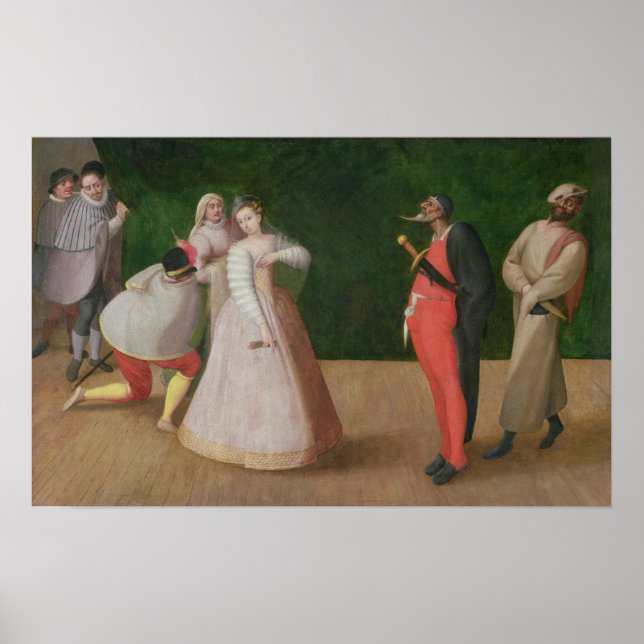 Affiche Commedia dell'Arte (Devant)