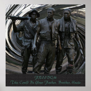 Affiche commémorative de la guerre du Vietnam