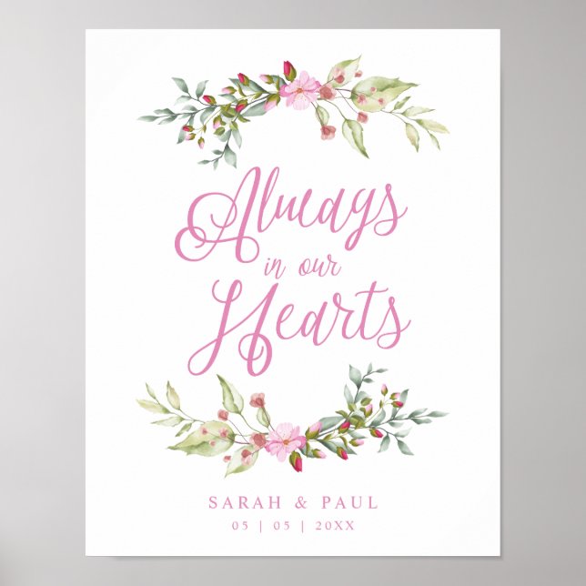Affiche Commemorative Design Loved Ones in Loving Memory (Devant)