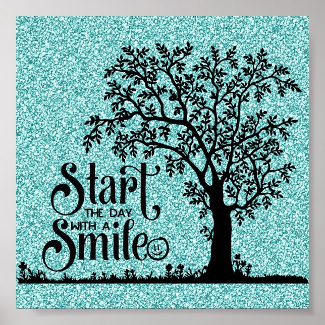 Affiche Commence la journée avec le sourire (Devant)