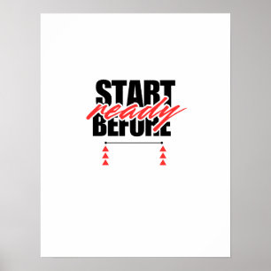 Affiche Commencer avant d'être prêt