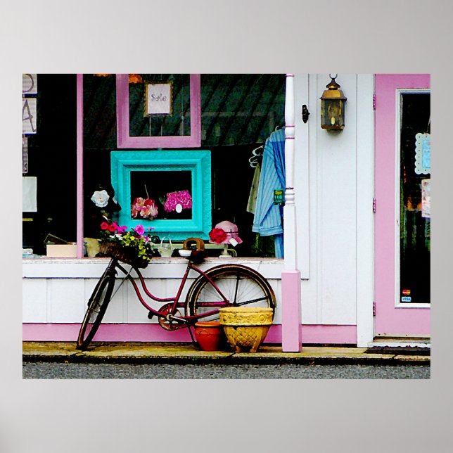 Affiche COMMENCER MOINS DE 20 $ - Vélo par boutique d'anti (Devant)