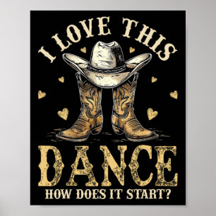 Affiche Comment Cette Danse Commence Ligne Danse Pays