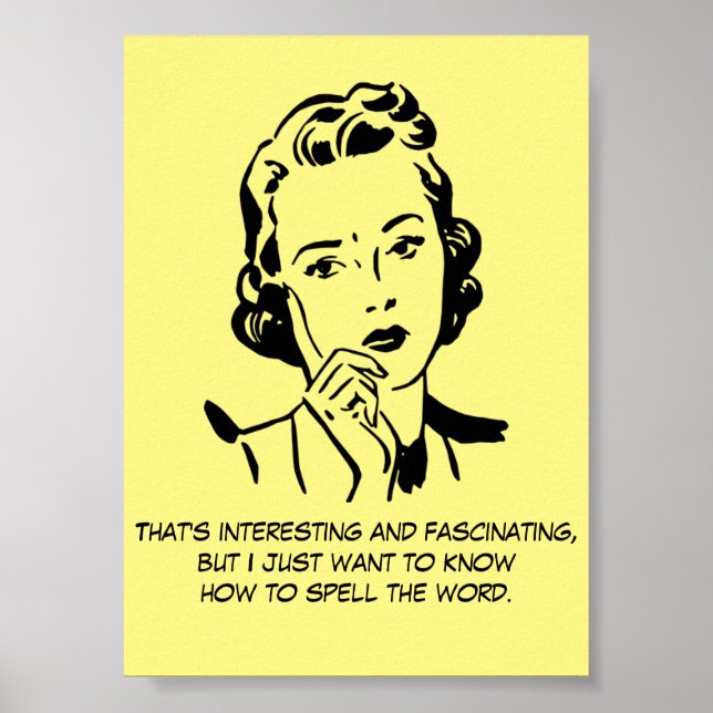 Affiche Comment épeler la citation de procès-verbal (Devant)