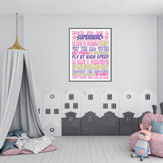 Affiche Comment être un super-héros (Créateur téléchargé)