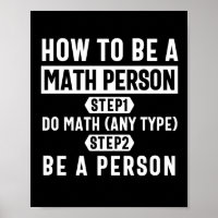 Comment être une personne mathématique