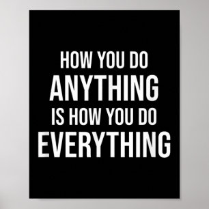 Affiche Comment faire tout Motivational Citer Entrepreneur