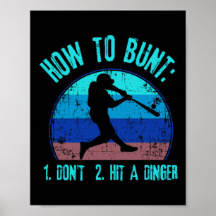 Affiche Comment faire un amorti N'atteignez pas un Dinger