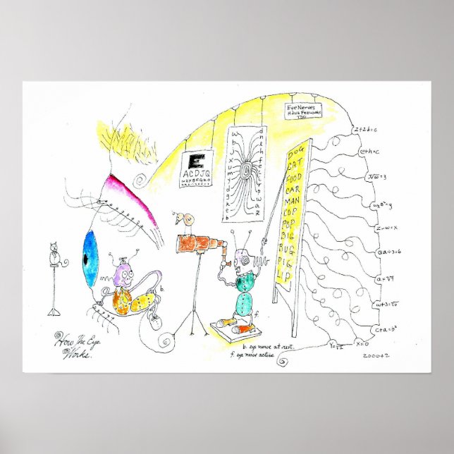 Affiche Comment fonctionne l'oeil (Devant)