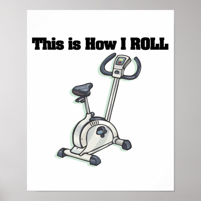 Affiche Comment je marche (vélo d'exercice) (Devant)