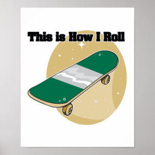 Affiche Comment je roule (Skateboard)