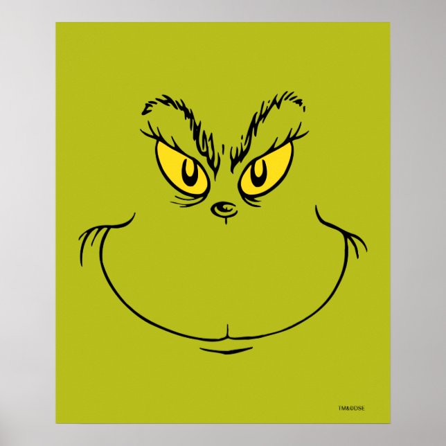 Affiche Comment le Grinch Stole Face de Noël (Devant)