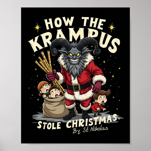 Affiche Comment Le Krampus A Volé Le Krampus De Noël Arriv (Devant)
