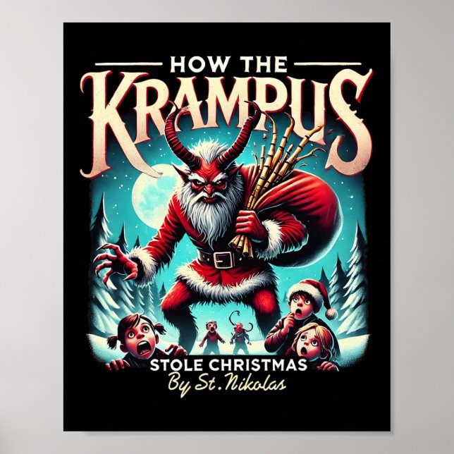 Affiche Comment Le Krampus A Volé Le Krampus De Noël Arriv (Devant)