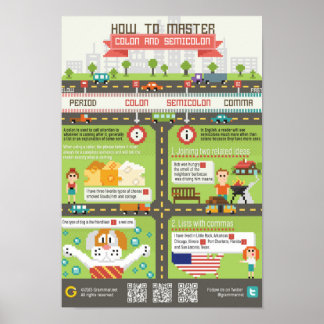 Affiche Comment maîtriser le côlon et le point-virgule ?