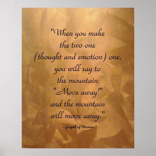 Affiche Comment Prier Évangile De Thomas (Devant)