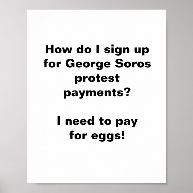 Affiche Comment puis-je m'inscrire aux paiements de protes (Devant)