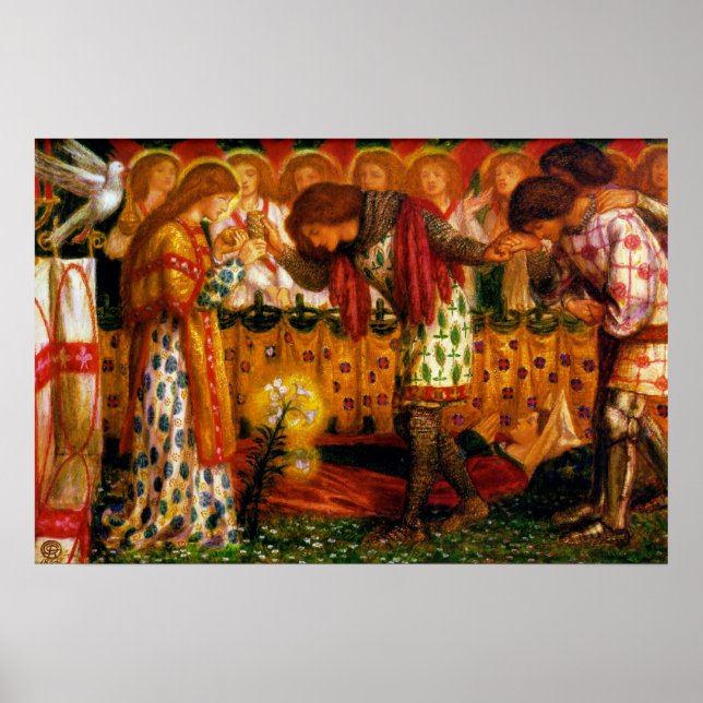 Affiche Comment Sir Galahad, Sir Bors Et Sir Percival (Devant)