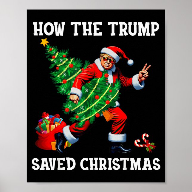 Affiche Comment Trump a sauvé Noël Drôle de Noël Trump (Devant)