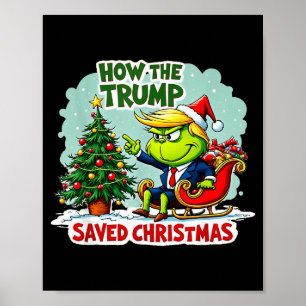 Affiche Comment Trump a sauvé Noël Drôle de Noël Trump