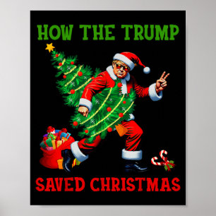 Affiche Comment Trump a sauvé Noël Drôle de Noël Trump