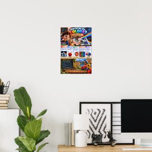Affiche Comment voyons-nous les couleurs Infographie