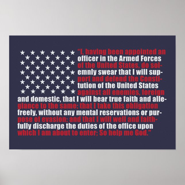 Affiche Commission du serment du drapeau (Devant)