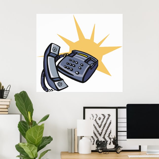 Affiche Communications téléphoniques (Créateur téléchargé)