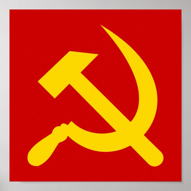 Affiche Communism hammer and sickle (Devant)