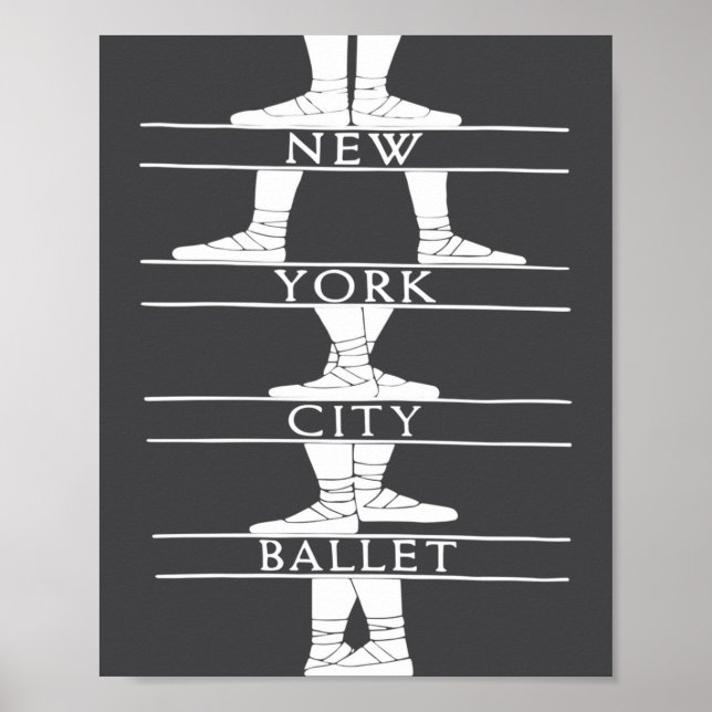Affiche Compagnie de ballet de New York Clic  (Devant)